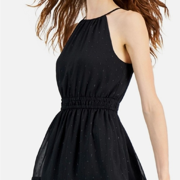 International concepts Elegant Black Halter Dress - Picture 2 of 6